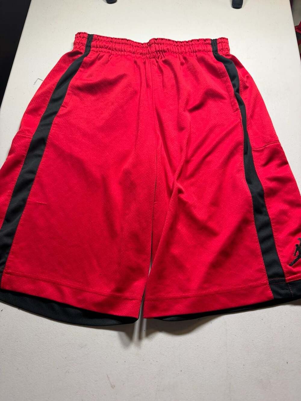 Jordan Dri-Fit Basketball Shorts Size XL Red Black